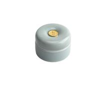KOHUS Scatola di Tè Vasetto di Stoccaggio di Tè Bulk, Vaso di ceramica Domestica con coperchio, Piccolo Barattolo sigillato Portatile, Contenitore di Stoccaggio Alimenti da Cucina Contenitore di