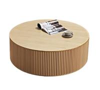 KOHUS Tavolini Piccoli Per Camera da Letto Moderno tavolo da tè rotondo semplice in legno nordico creativo for soggiorno, piccolo appartamento Tavolino da Salotto