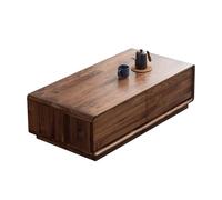 KOHUS Tavolini piccoli per camera da letto Tavolino da caffè nordico in legno massello Tavolino da tè semplice e moderno in legno for piccolo soggiorno Tavolino laterale per cameretta con contenitore