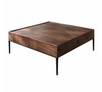 KOHUS Tavolini Piccoli Per Camera da Letto Tavolino da caffè quadrato moderno in legno massello for soggiorno, tavolo da tè, semplice, leggero e lussuoso. Tavolino da Salotto(100cm)