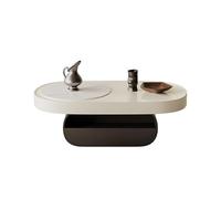 KOHUS Tavolini piccoli per camera da letto Tavolino Rock Board Tavolino ovale Tavolino in legno Tavolino da salotto for la casa Tavolino laterale per cameretta con contenitore
