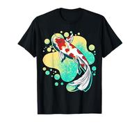 Koi Carp Japan Carp Fish Estetica Vaporwave Maglietta