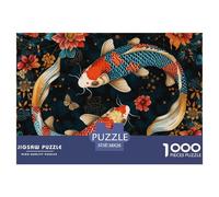 Koi Carp1000 Pezzi Puzzle CittàAnimal Sfida Per Adulti Puzzle Animali Divertenti Per Uomo E Donna Intrattenimento Creativo38x26cm/1000pcs