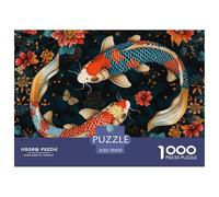 Koi Carp1000 Pezzi Puzzle CollectionAnimal Sfida Per Adulti Per Adulti E Bambini Da 14 Anni E Regalo Giocattolo Colorato Per La Famiglia70x50cm/1000pcs