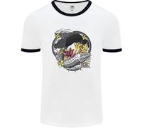 Koi Carpa Yin And Yang Pesce Stagno Uomo Ringer