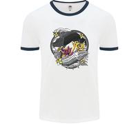 Koi Carpa Yin And Yang Pesce Stagno Uomo Ringer