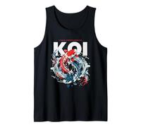 Koi - Coraggio, Forza & Buona Fortuna (Dichiarazione & Grafica) Canotta