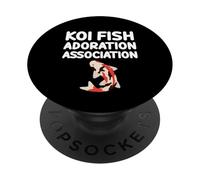 Koi Fish Adoration Association Simbolo Carpa Giapponese Armonia PopSockets PopGrip Adesivo
