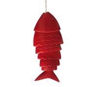 Koi Fish Decor, Hanging Carp Statua per Patio con Soothing Sound