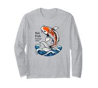 Koi Fish Energy Solo Atmosfera giapponese Maglia a Manica