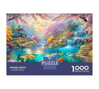 Koi Fish in A Tranquil Japanese Garden Puzzle Da 1000 Pezzi Colorful Koi Educativo E Di Sfida Per Bambini E Adulti 38x26cm/1000pcs