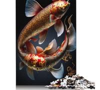 Koi Fish in The Lake Puzzle Impossibili 1000Pcs Decorazione Per La Casa. Giochi Rilassamento E Intelligence Per Adulti E Ragazzi Da 14 Anni 1000pcs (40x28cm)