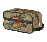 Koi Fish Japan Makeup Bag per donne, uomini, bambini, ragazze, ragazzi, pochette da viaggio per articoli da toeletta da viaggio, organizer per cosmetici, borsa da doccia, Colore, Taglia unica,