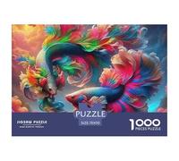 Koi Fish Jigsaw 1000 Pezzi Per A Famiglia Beautiful Carp Qualità Superiore Giochi Educativo Decorazione Perfetta 70x50cm/1000pcs