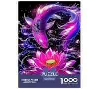 Koi Fish Jigsaw 1000 Pezzi Per A Famiglia Beautiful Carp Qualità Superiore Giochi Educativo Regalo Perfetto 70x50cm/1000pcs