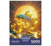 Koi Fish Jigsaw 1000 Pezzi Per Adulti Beautiful Carp Qualità Superiore Giochi Educativo Regalo Perfetto 70x50cm/1000pcs