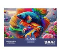 Koi Fish Jigsaw 1000 Pezzi Per Adulti Beautiful Carp Un Impegnativo Gioco Di Abilità Impossible Decorazione Per La Casa 70x50cm/1000pcs