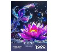 Koi Fish Jigsaw 1000 Pezzi Per Adulti Beautiful Carp Un Impegnativo Gioco Giocattolo Colorato Decorazione Perfetta 70x50cm/1000pcs