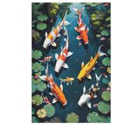 Koi Fish Jigsaw Puzzle 1000 Pezzi Per Adulti Gioco Jigsaw Toys Adolescenti Puzzles Gifts Decorazione Murale 78×53cm