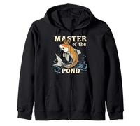 Koi Fish Keeper Koi Pond Lover e Ornamentale Fish Hobbyist Felpa con Cappuccio