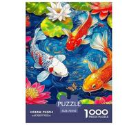 Koi Fish, Puzzle Da 1000 Pezzi, Immagini Splendide E Raffinate, Perfetto Per Incorniciare, Adatto Dai 12 Anni, 70x50cm/1000pcs