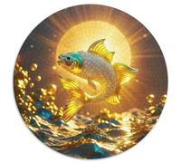 Koi Fish Puzzle Di Cartone 1000 Pezzi Adolescenti Beautiful Carp Relax PuzzleGiochi Decorazione Della Casa 1000pcs (67.5x67.5cm)