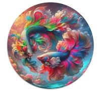 Koi Fish Puzzle Di Cartone 1000 Pezzi Per Adulti Beautiful Carp Relax PuzzleGiochi Decorazione Della Casa 1000pcs (67.5x67.5cm)