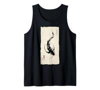 Koi Giapponese Art Vintage Zen Perseveranza Regalo Canotta