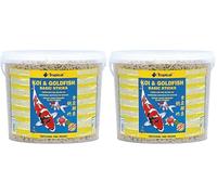 KOI&GOLDFISH BASIC STICKS 5L / 430g - alimento completo e galleggiante per koi, pesci rossi e altre carpe ornamentali allevate in laghetti (Confezione da 2)