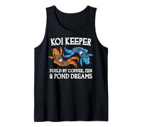 Koi Keeper Alimentato da caffè Zen e Pond Dreams Canotta