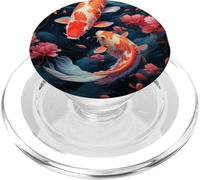 Koi Pesce Modello Asiatico Orientale Ciliegio Giapponese Fiori PopSockets PopGrip per MagSafe