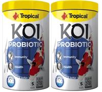 KOI PROBIOTIC SIZE S 1000ml / 320g - mangime per piccoli pesci da laghetto, mangime giornaliero per carpe koi per un ampio intervallo di temperatura dell'acqua da 8 a 30°C (Confezione da 2)