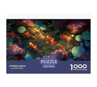 Koi Puzzles 1000 Pezzi Gioco Di Sfida GioGattotolo Adulti E Bambini Laghetto Gioco Di Puzzle Sfida EduGattoiva Gioco Di Libero Tempo Regalo Decorazione Casa 70x50cm/1000pcs