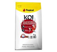 KOI SILKWORM&ASTAXANTHIN SIZE L 7kg - mangime per grandi pesci da laghetto, mangime quotidiano per koi durante la stagione calda a una temperatura dell'acqua compresa tra 15 e 30°C