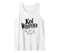 Koi Whisperer Zen Fish Art per Gli Amanti della Natura Canotta