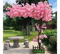 KOIAMVZW Albero di Fiore di Ciliegia Artificiale Fallo Fiore di ciliegio per Il Matrimonio Interno casa Esterna del Giardino Moderno Decorazione Blu- 1.8x1m