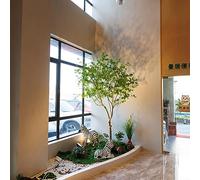 KOIAMVZW Alto ulivo in Finto Alto, ulivo Artificiale in Vaso Realistico in Vaso, in Legno Ubriaco a Cavallo per casa per Il Soggiorno delle Scale Camera da Letto Decorazioni Foyer h 2,5m/8,2 Piedi