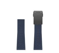 KOIAMVZW Fascia d'oro in gomma con fibbia per bande di guardia breitling 22 mm 24 mm per navitimer vendicer mondiale in gomma impermeabile per orologio morbido decoration
