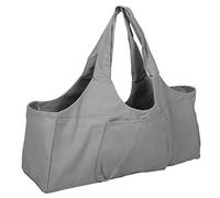 Koieam Bolsa de Yoga, Portador de Esterilla de Yoga Paquete de Yoga de Gran Capacidad de Gran Capacidad Equipaje Almacenamiento de Ropa de Fitness Bolsa de Hombro (Gray)