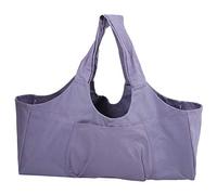 Koieam Bolsa de Yoga, Portador de Esterilla de Yoga Paquete de Yoga de Gran Capacidad de Gran Capacidad Equipaje Almacenamiento de Ropa de Fitness Bolsa de Hombro (Purple)