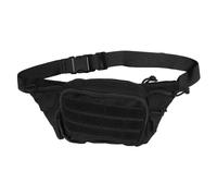 Koieam Fanny Pack,Sports Waist Bag Adjustable Breathable Portable Nylon Chest Belt Bag for Running Hiking Cycling Travel Mountaineering (Negro)