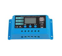 Koieam Regolatore di carica solare, Regolatore solare 10A Regolatore del pannello solare Batteria Lampione stradale Regolatore di controllo della carica del pannello fotovoltaico