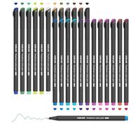 Koilox 36 Colori Assortiti Fineliner Set di Penne a Punta Fine da 0,4 mm Fineliner, Punta Fine Per Disegnare e Scrivere Schizzi, Giornali, Appunti, Fumetti, Libri da Colorare (24)