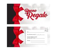 KOÏLWËS 50 Buoni Regalo per Tutti i Negozi di Abbigliamento, Estetista, Parrucchieri - Gift Cards - Coupon Voucher da Compilare