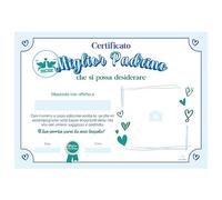 KOÏLWËS Certificato Padrino - Idea Regalo Battesimo Padrino - Vuoi essere il mio padrino- Attestato Sorpresa Originale Personalizzabile - Attestato diploma battesimo