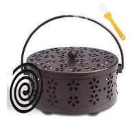 KOIROI Supporto per bobina, zanzariera, porta rocchetto per zanzare, design classico, portatile, metallico, per soggiorno, camera da letto, esterno