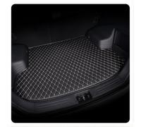 KOIYWQA Tappetini in Pelle per Bagagliaio Auto, per Toyota Prado (7-Seater) 2023-2025 J250 Rivestimen Bagagliaio | Antiscivolo AntiGraffio inodore | Accessori protettivi,A Black Beige
