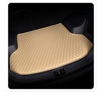 KOIYWQA Tappetini in Pelle per Bagagliaio Auto, per Toyota RAV4 2009-2013 Rivestimen Bagagliaio | Antiscivolo AntiGraffio inodore | Accessori protettivi,D Beige