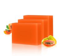 Kojic Acid Soap, 3 Pezzi Sapone all'acido Kojico, Soap con Acido, Sapone Schiarente per la pelle, Moisturizing Soap Bar, l'iperpigmentazione Barrette di Sapone, Saponetta Detergente per Viso e Corpo