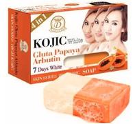 Kojic White Sapone 4 in 1 Gluta Papaya Arbutina 7 Days 160g Originale